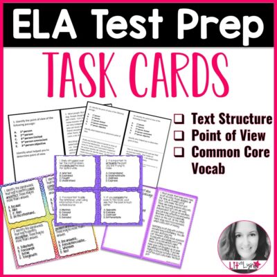 Task Cards – Reading & ELA Test Prep & Review