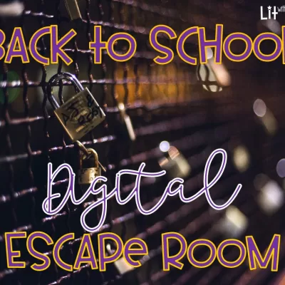 Prepare Students for a FANTASTIC Year with Back to School- Digital Escape Room