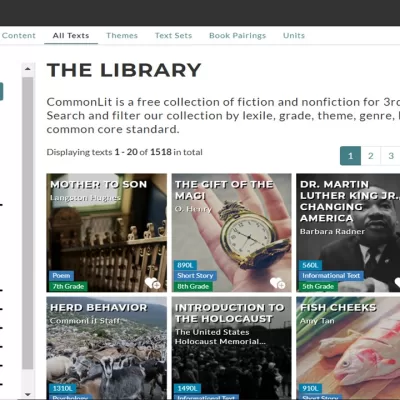 Get Lit with Commonlit.org- WeAreTeachers.com