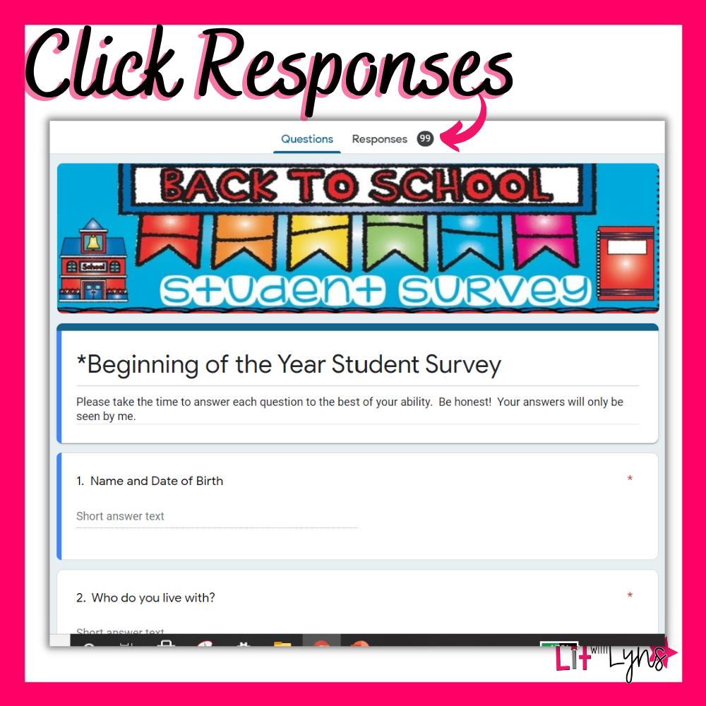 Digital Back to Student Interest Survey