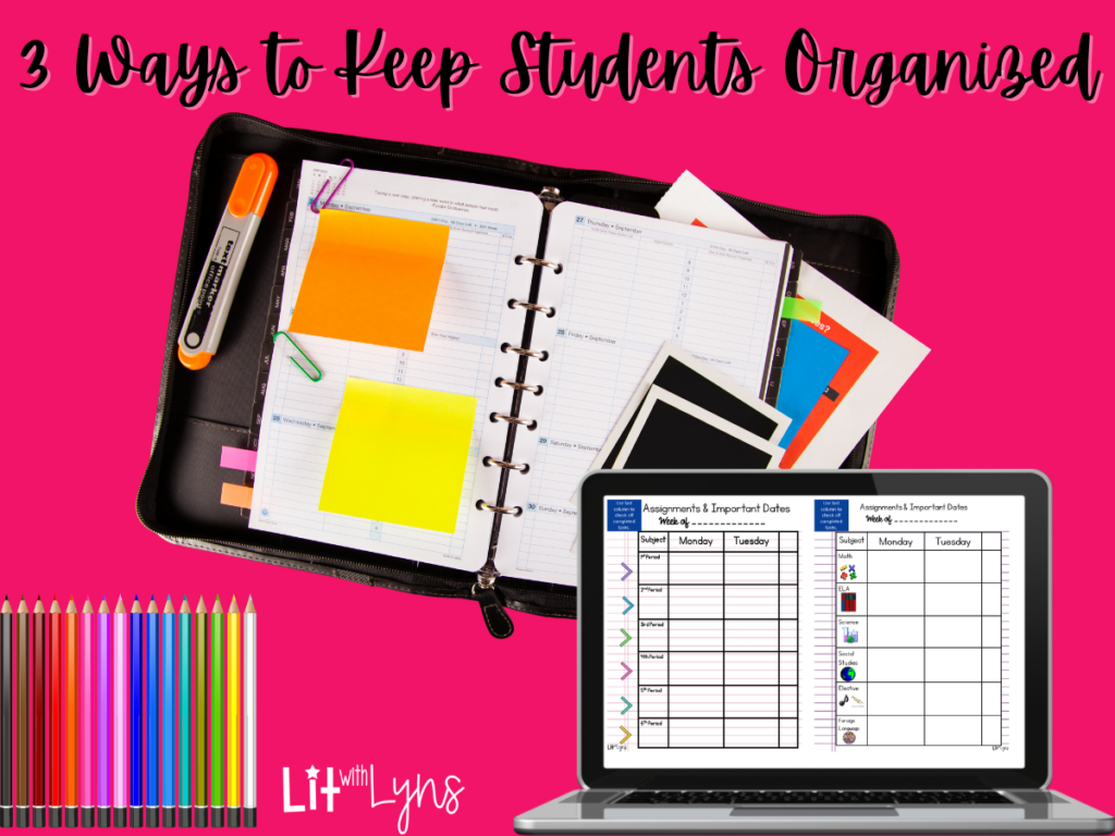 keeping students organized