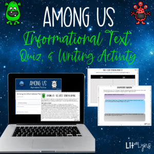 Among Us Reading & Writing Activities