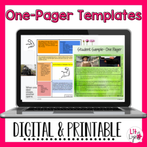 One-Pager Templates