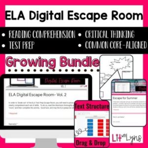 ELA Escape Room Bundle
