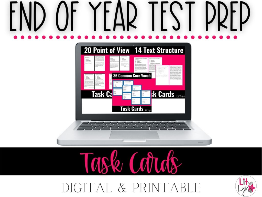 End of Year Test Prep Task Cards