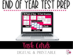 End of Year Test Prep Task Cards