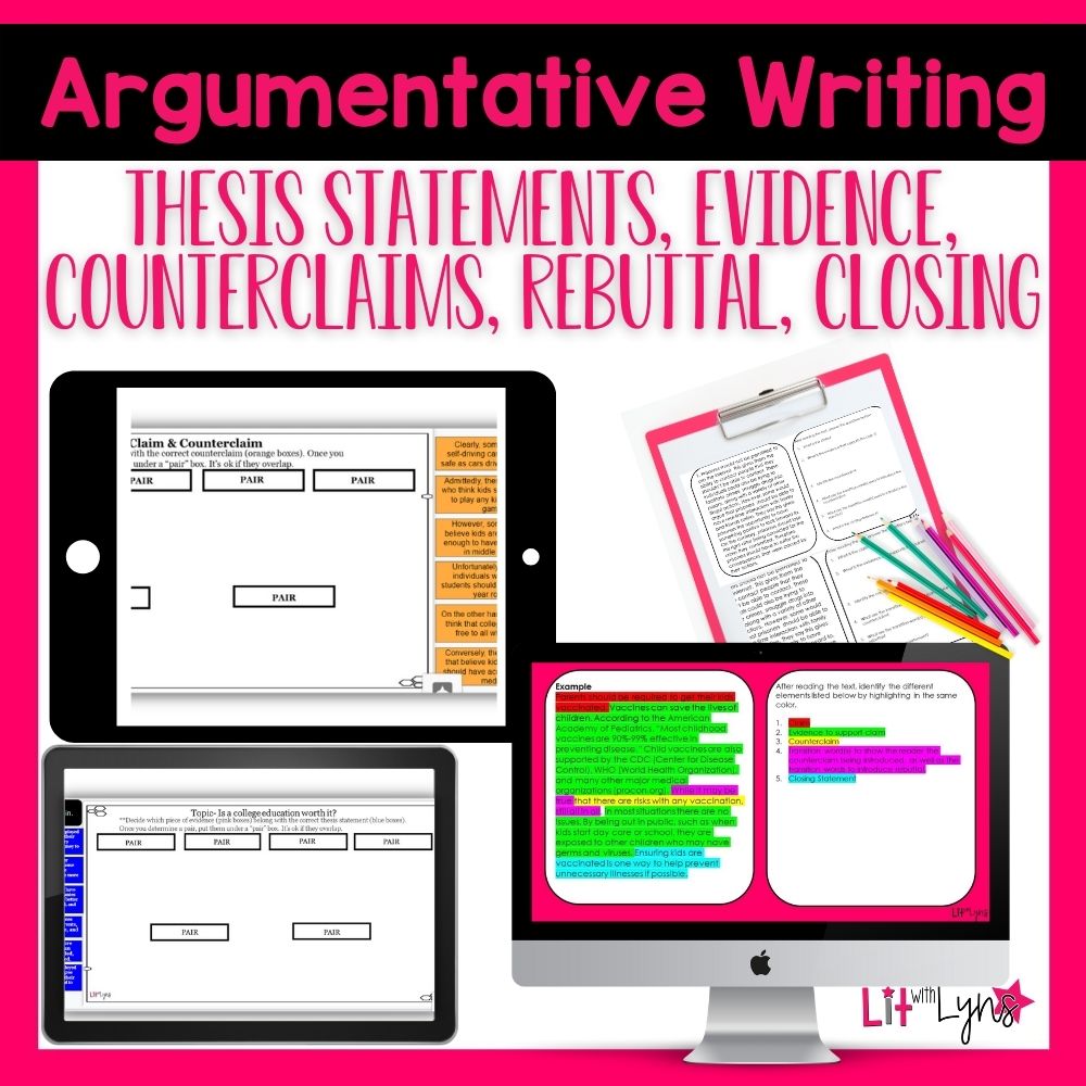 important elements in writing an argumentative essay