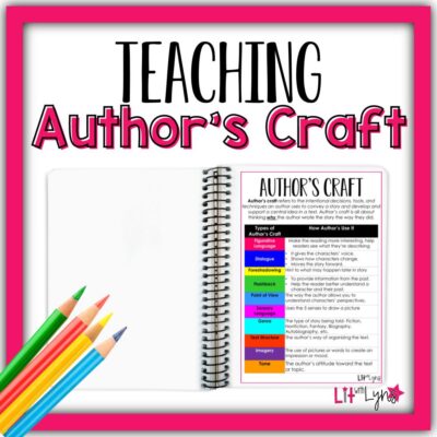 Author’s Craft: 3 Ways to Teach in Middle School